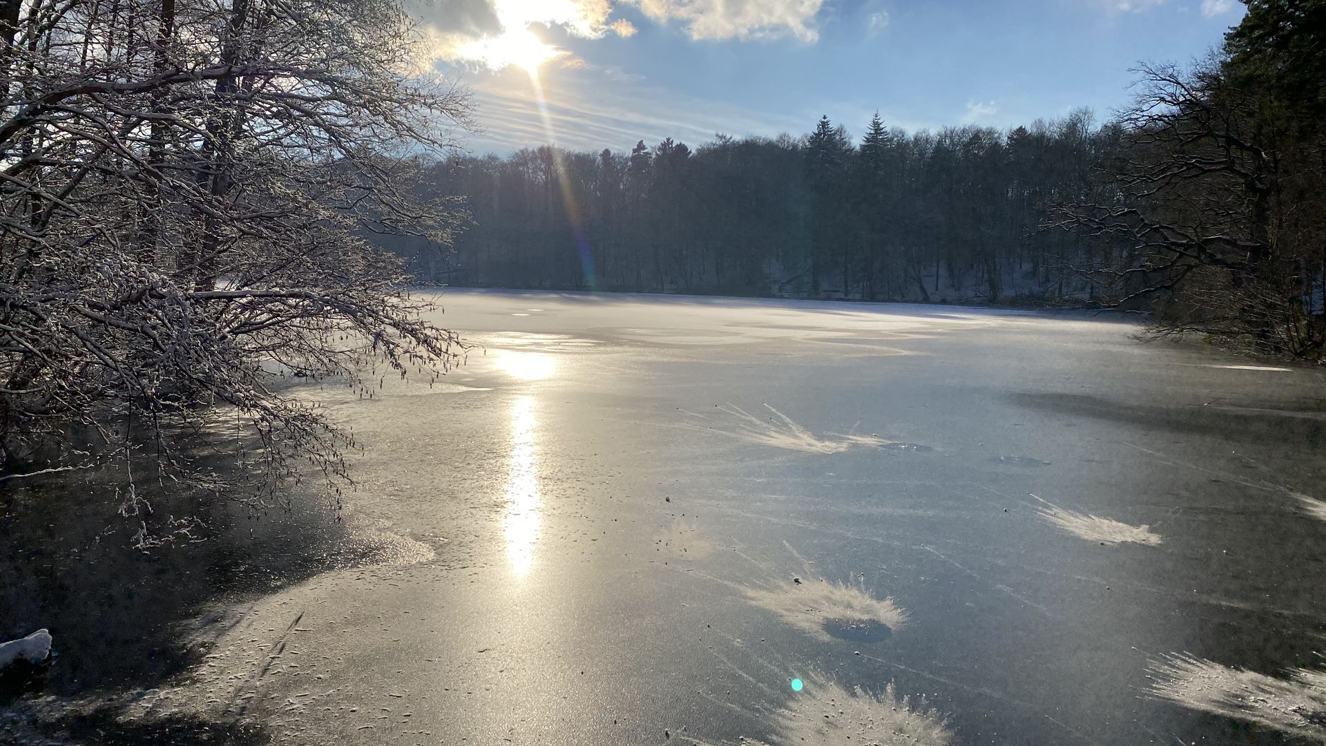 Sundowner im Winter